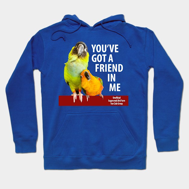 nanday & jenday conures Hoodie by Just Winging It Designs